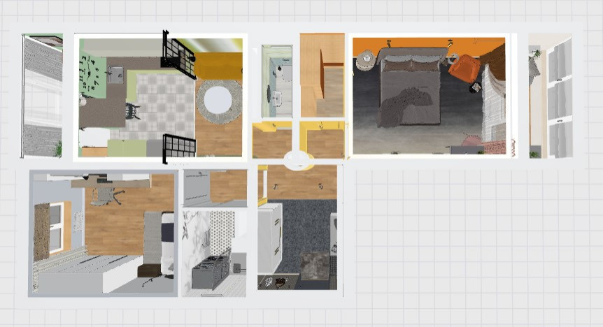 Стандартная двушка в блочном доме