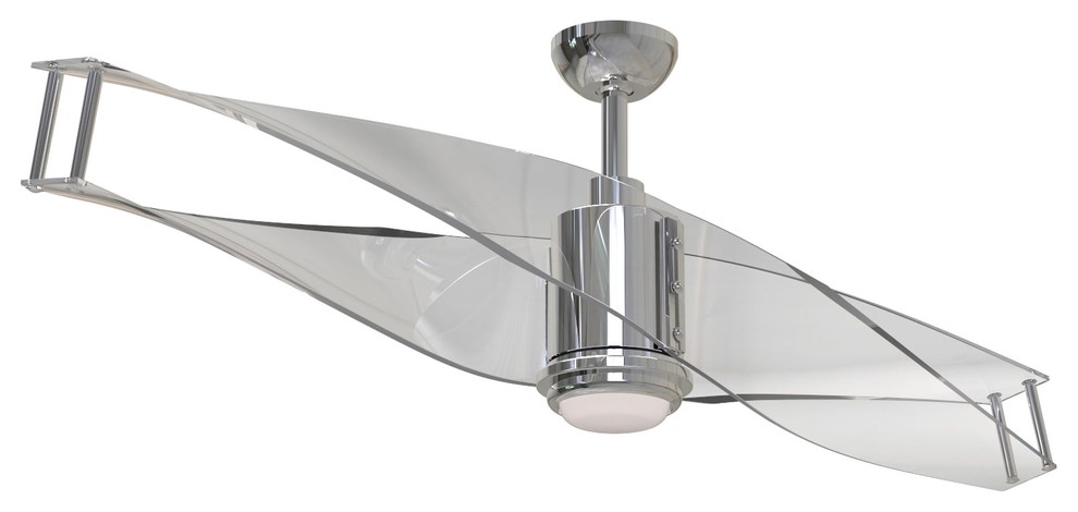 Craftmade 56 Illusion Ceiling Fan Polished Nickel