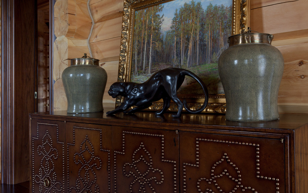 Деревянный дом в классическом стиле