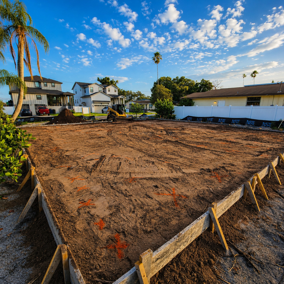 Three-Story Custom Home — Sitework & Foundation Forming