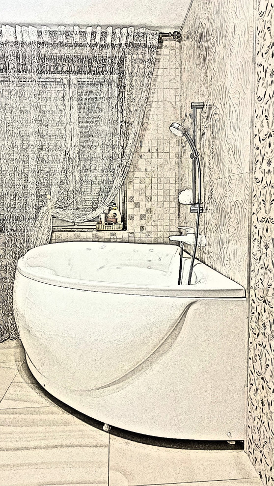 эскиз ванной комнаты