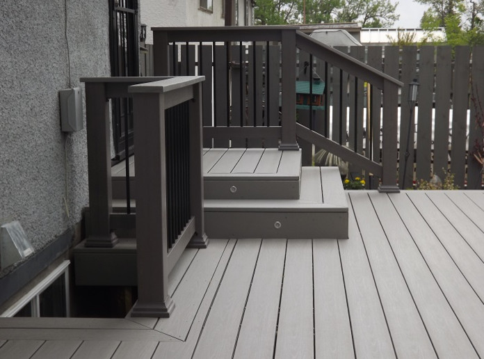 This is an example of a deck in Calgary.
