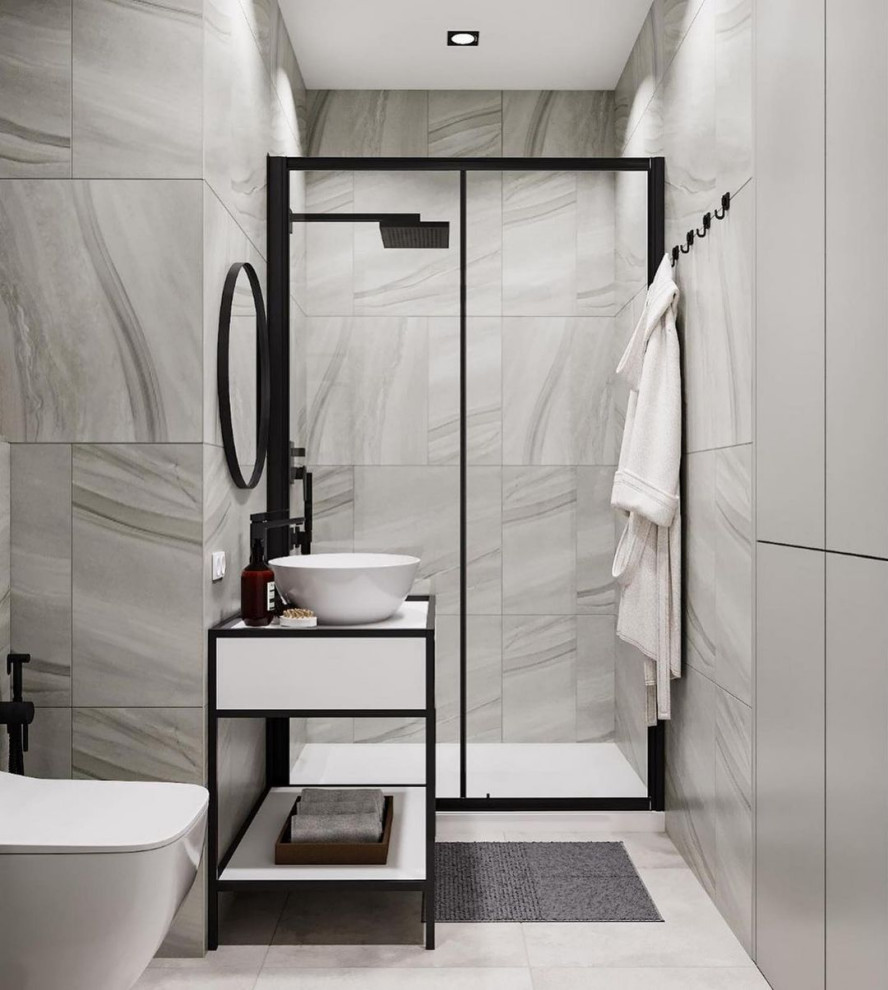 Дизайн проект ванной комнаты