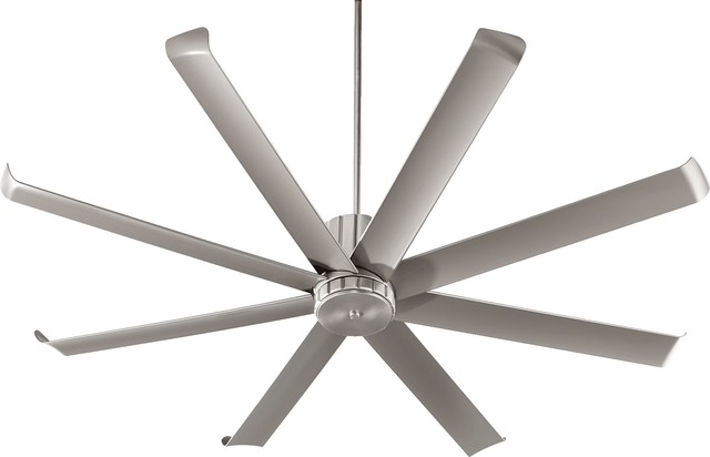 Proxima Patio 72 In Outdoor Fan In Satin Nickel Contemporary