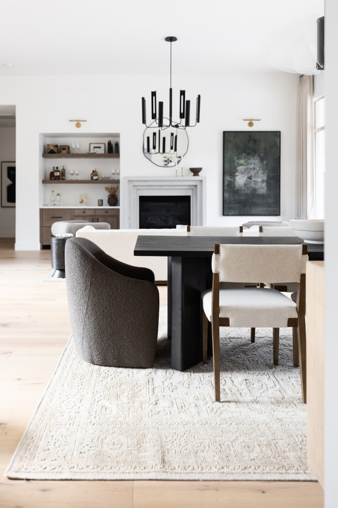 Minimalist dining room photo in Phoenix