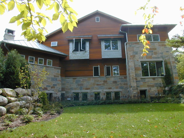 side elevation modern-haeuser