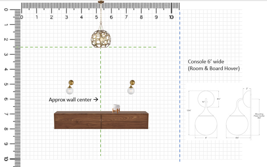 ISO advice on sconce placement please | Houzz Forum