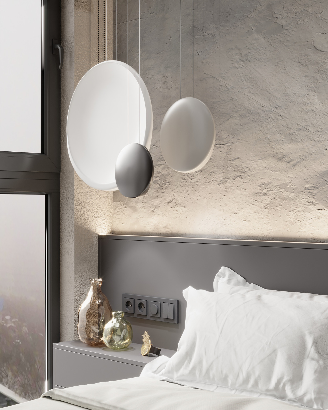 Брутальная квартира с элементами минимализма 65