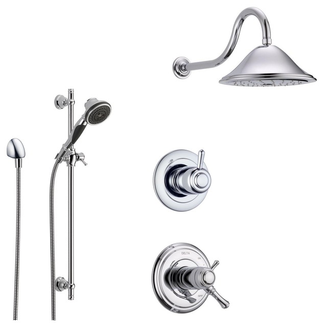 Delta Cassidy Collection Chrome Finish Custom Shower System SS17T9782