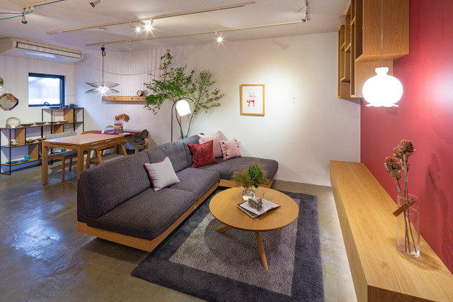 ショールーム modern-living-room