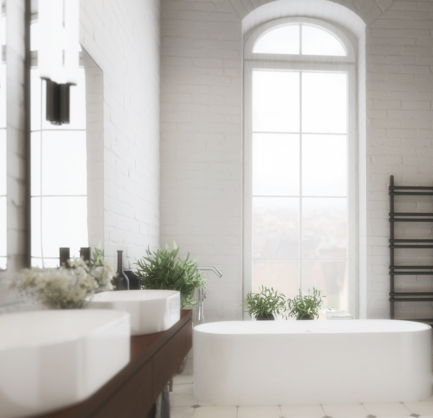 Лофт интерьер апартаментов в Казани.