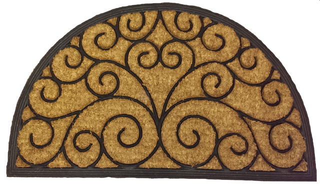 Coir Brush Mat Mediterranean Doormats By Imports Decor Inc Coir Brush Mat