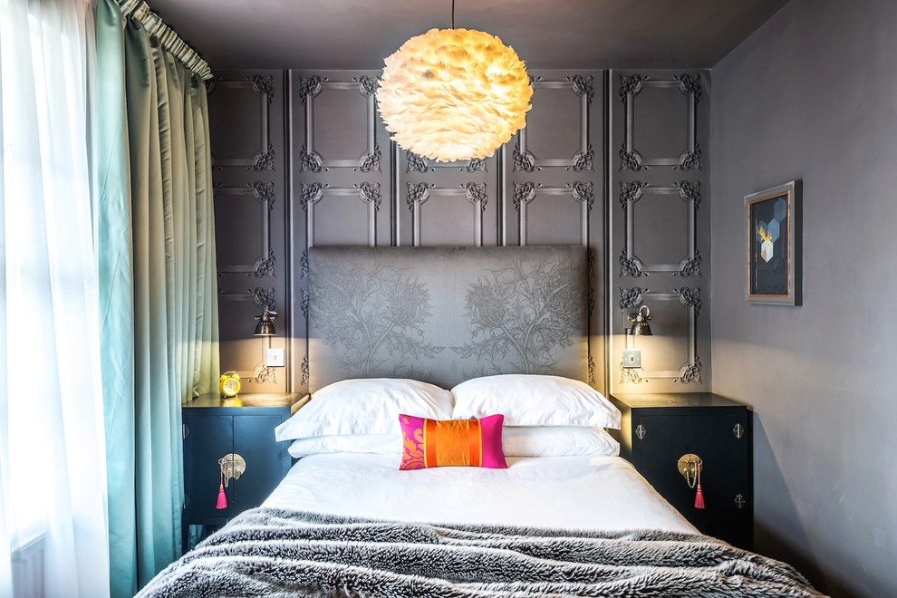 A Bijou Holiday Apartment in Edinburgh Eclectic Bedroom Edinburgh by The Couture Rooms
