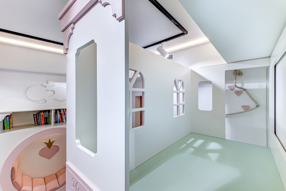 Дизайн-интерьер детской комнаты в стиле "Алиса в стране чудес"