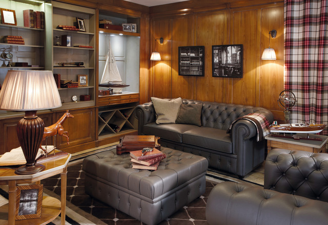 Compositions traditional-living-room