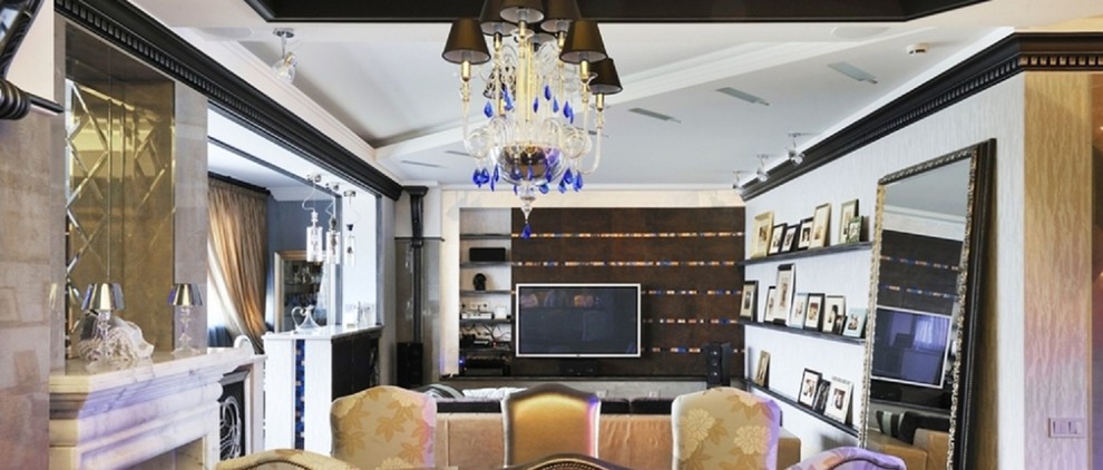 Интерьер, обыгранный в стиле ар-деко