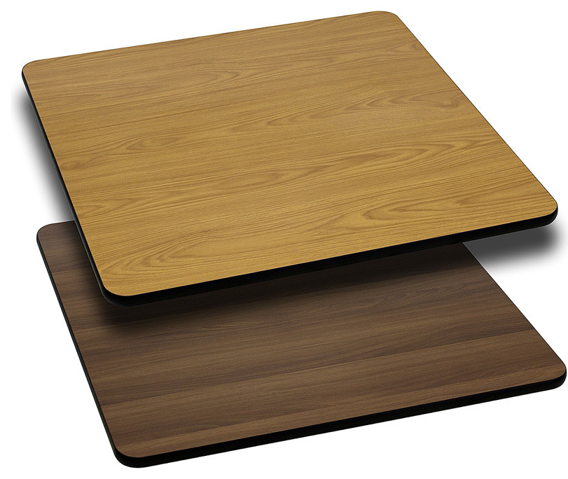 42" Square Table Top With Reversible Laminate Top