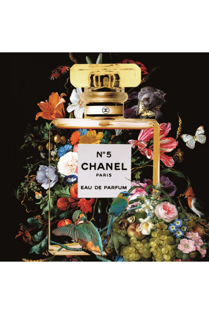 Floral Perfume Photographic Artwork | Andrew Martin Fleur De Chanel Part 2, 47" X 47"