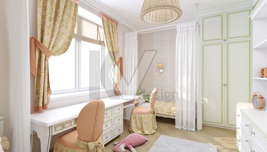 Дизайн четырехкомнатной квартиры, м. Киевская