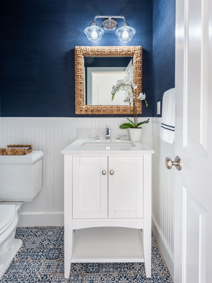 Westhampton Beach - Beach Style - Powder Room - New York - by Jane ...