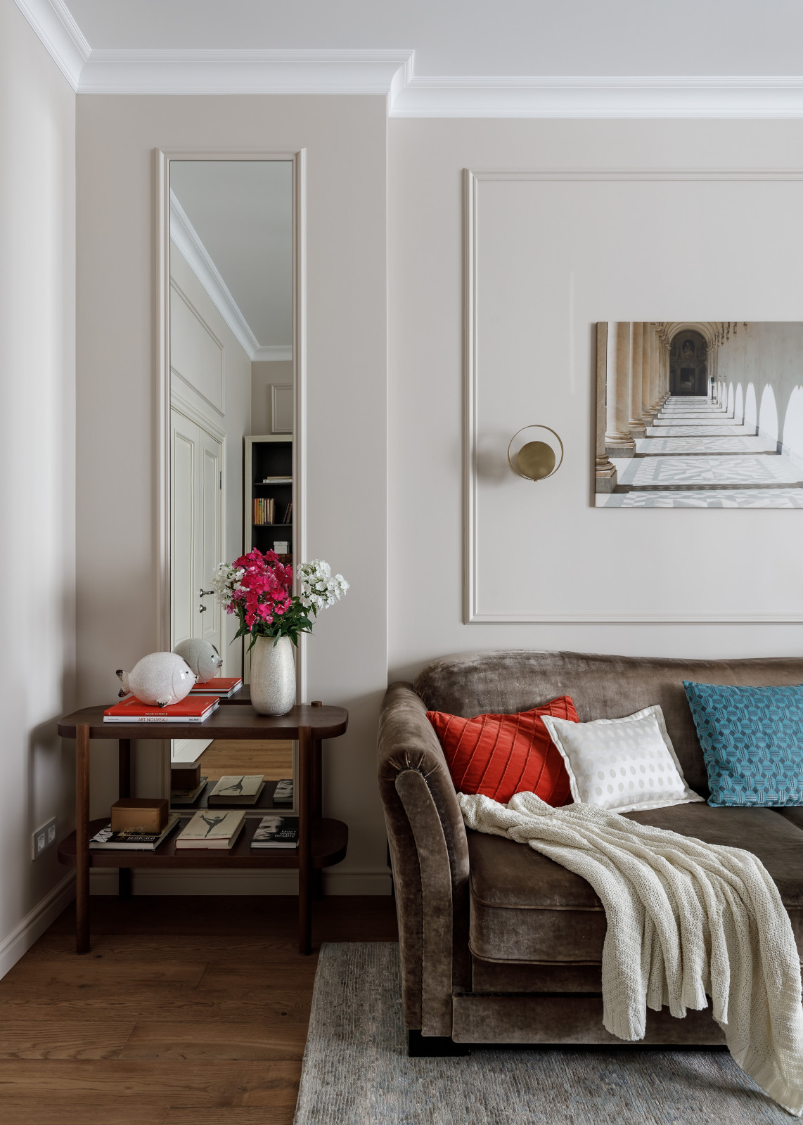 Гостиная-библиотека.