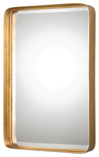 Contemporary Wall Mirror crofton metal framed mirror, 20"x30"x3" - contemporary - wall Contemporary Wall Mirror crofton metal framed mirror, 20"x30"x3" - contemporary - wall