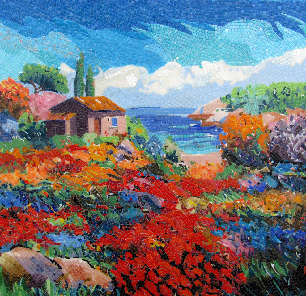 Terra incognita. Glass mosaic