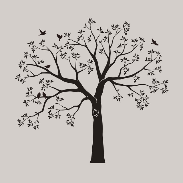 Staircase Family Tree Wall Decal, Small Contemporary Wall Decals
