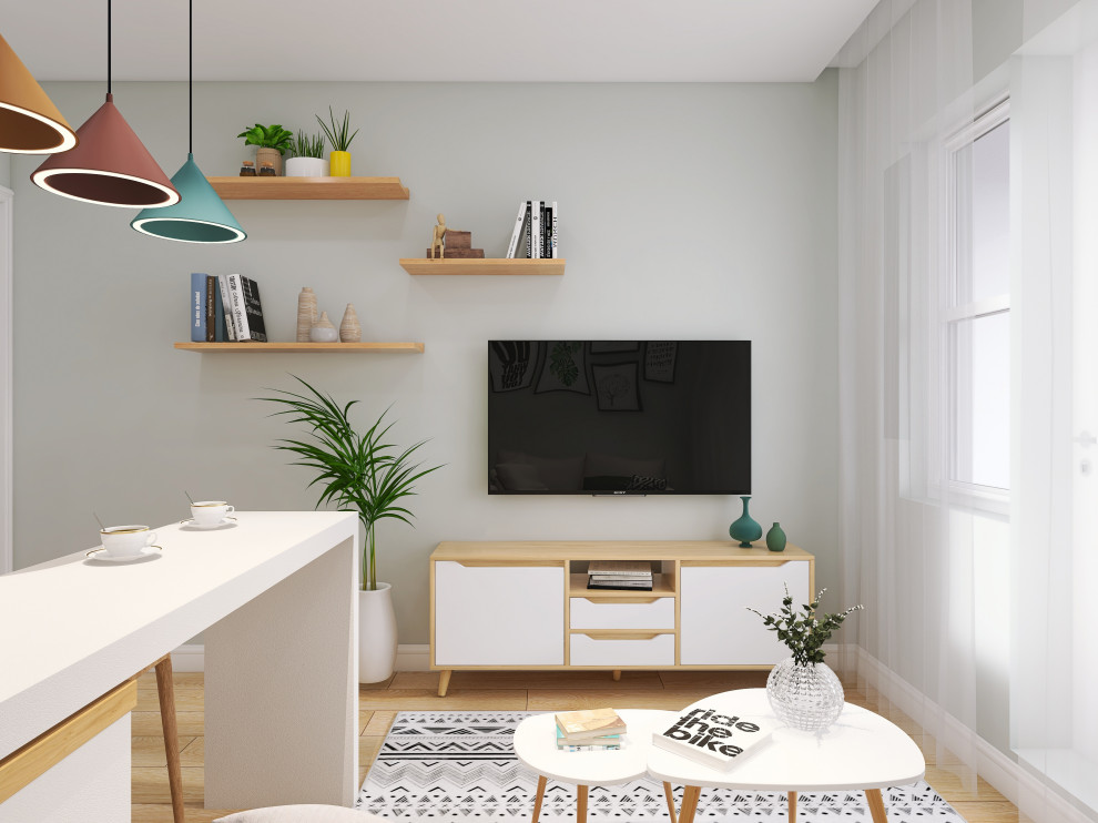 Студия в скандинавском стиле