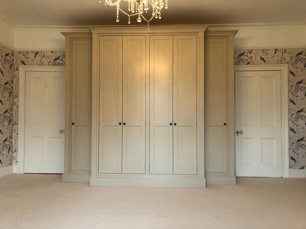 Hand Painted bespoke wardrobes and radiator cover