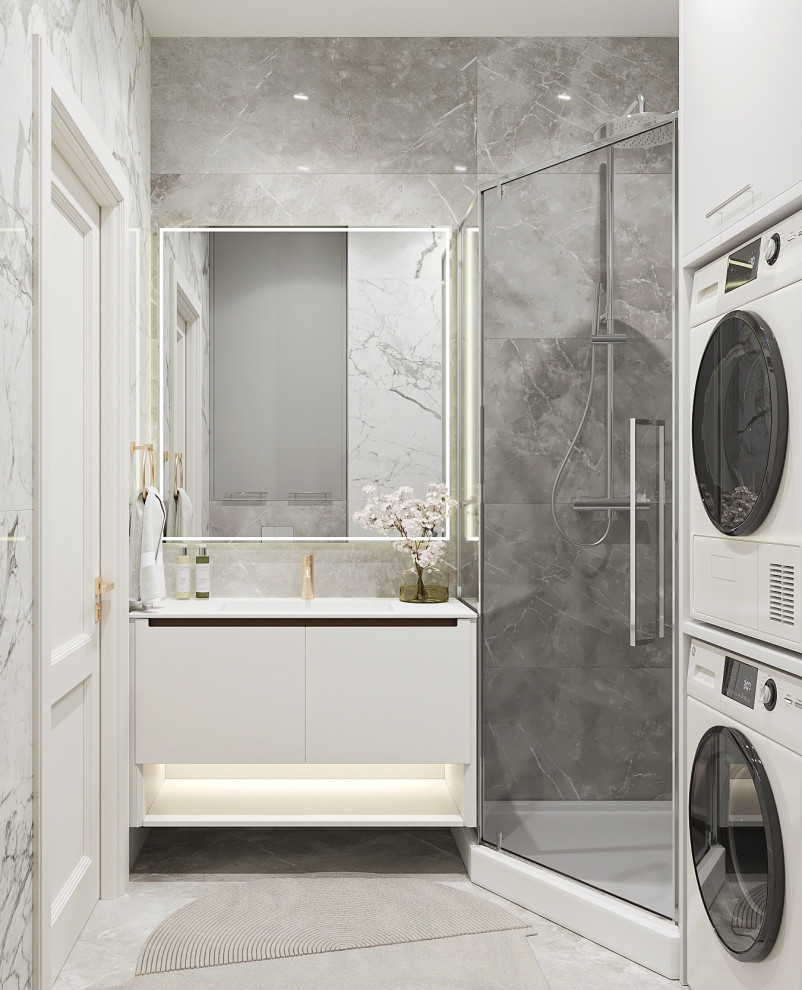 Интерьер в современном стиле в ЖК NOW