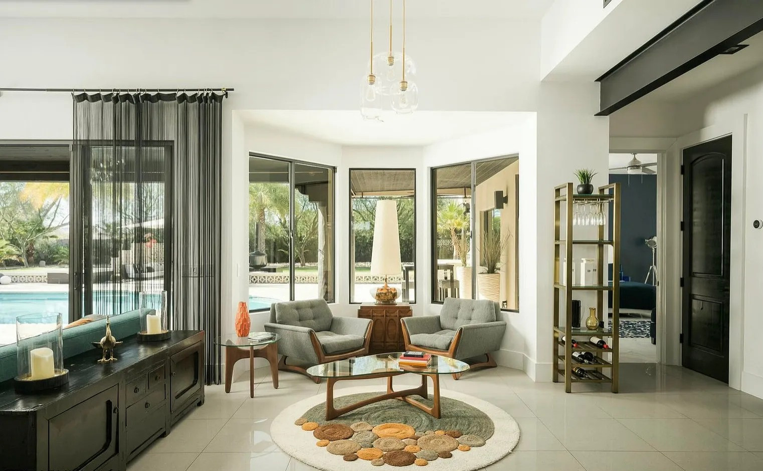 Whole Home Mid Century Meets Industrial