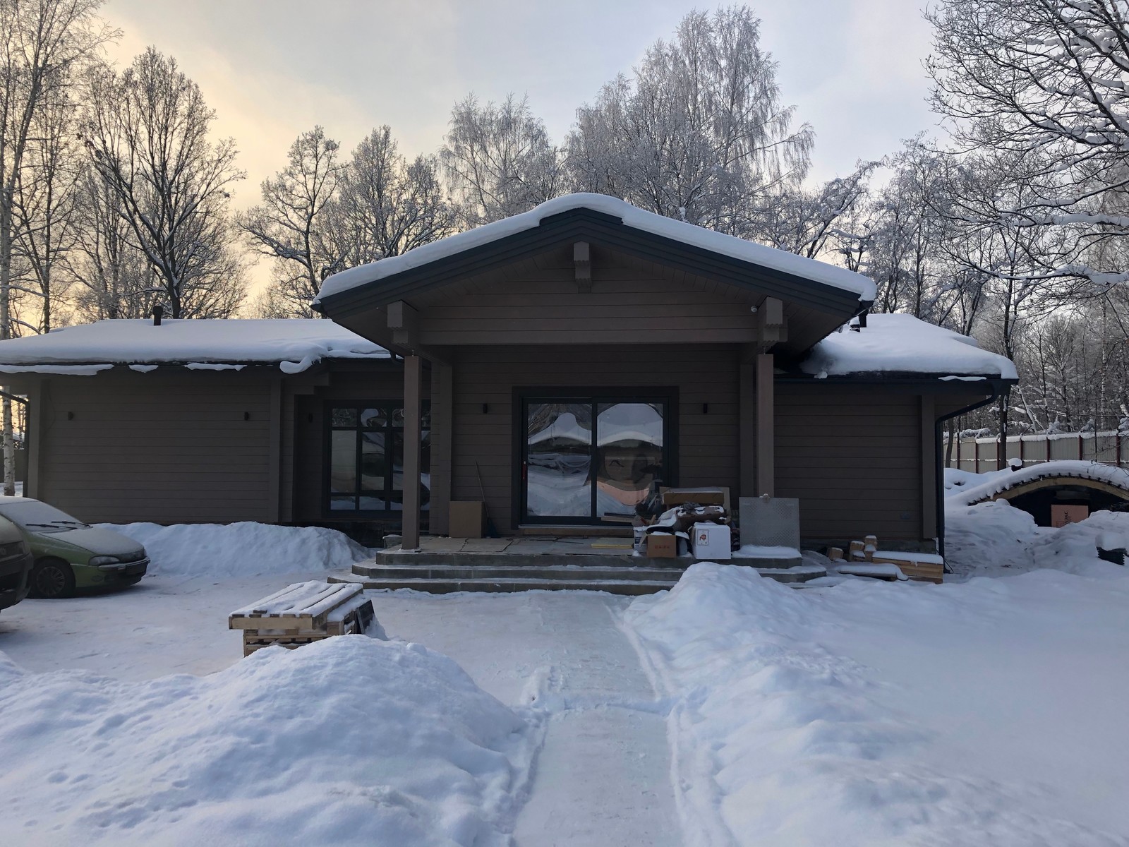 Одноэтажный дом с SPA