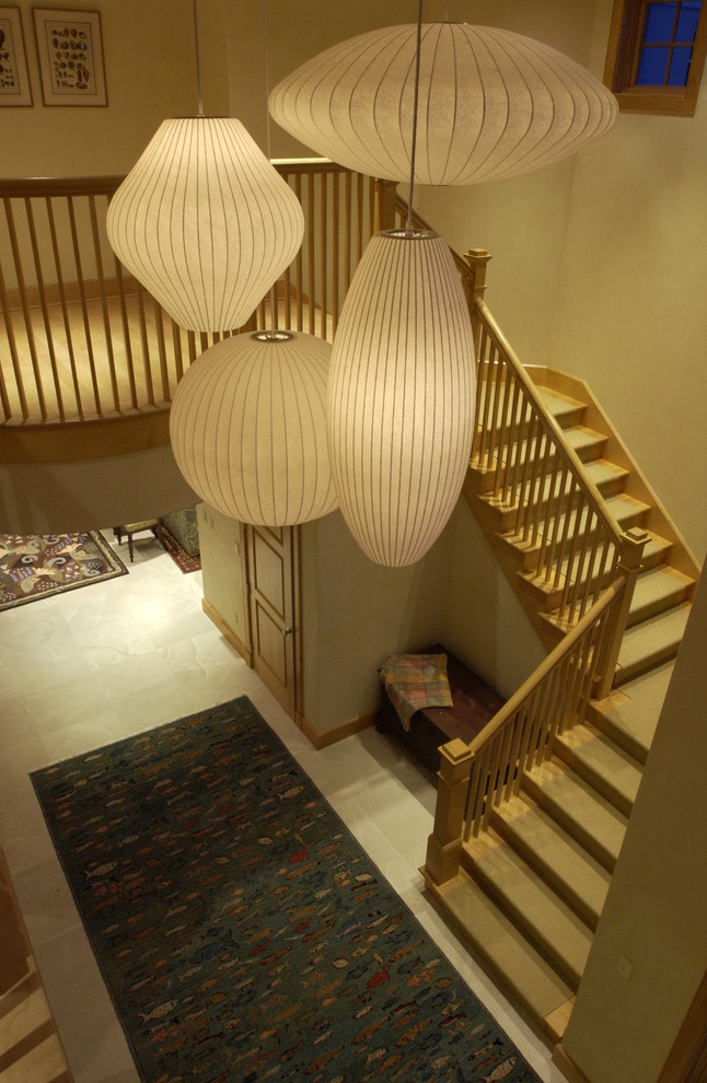 Entryway - transitional entryway idea in Baltimore