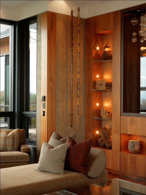 Quaker Bluff Residence rustic-living-room