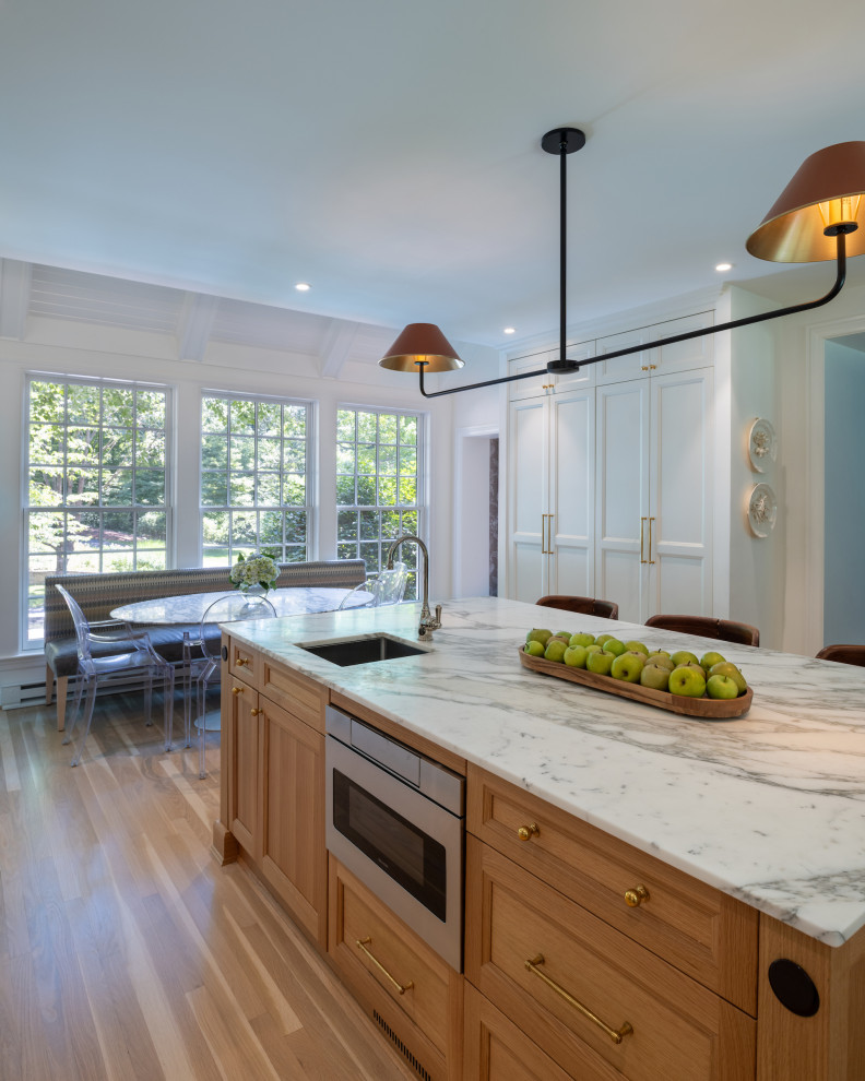 Inspiration for a transitional kitchen remodel in DC Metro