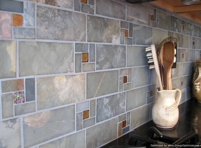 Backsplash minimalistisch-kueche