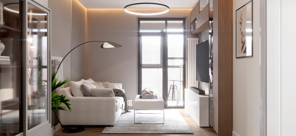 Дизайн однокомнатной квартиры 44,9 кв.м в Москве