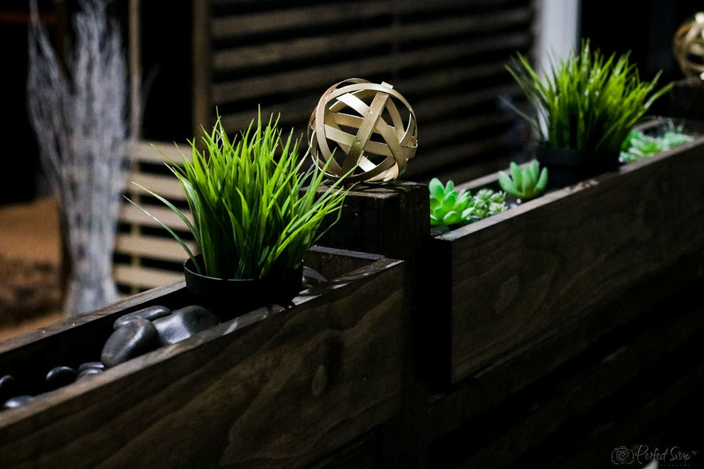 Inspiration for a transitional home design remodel in Charlotte
