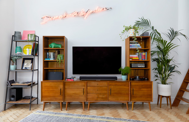 Mid-Century Modern Apartment contemporary-living-room