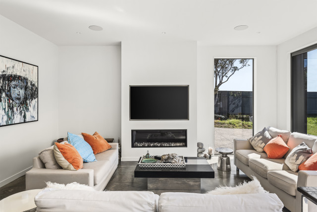 Karori, Wellington contemporary-vardagsrum