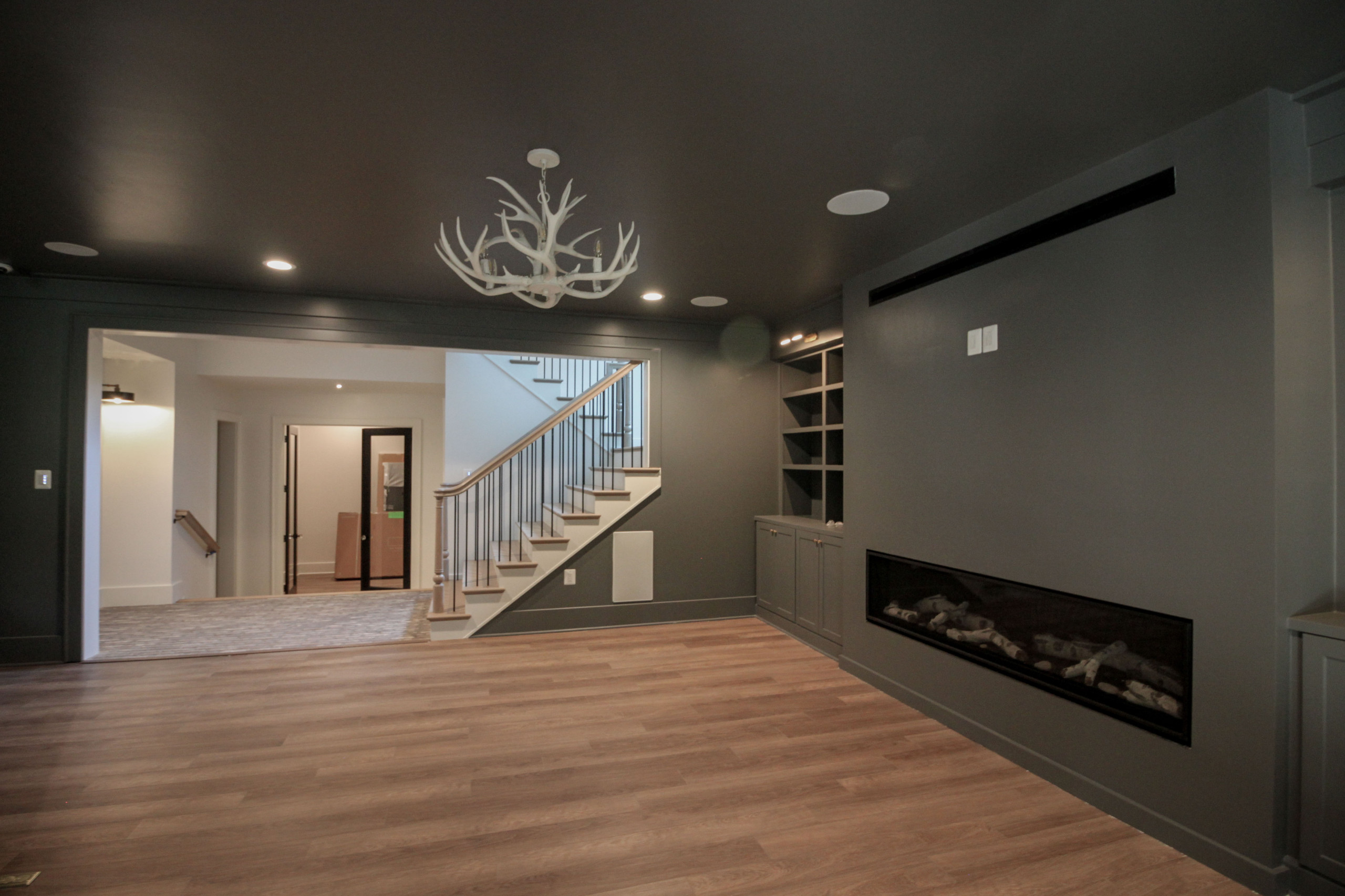93_Captivating Light Wood Railing System with Black Spindles, Arlington VA 22207