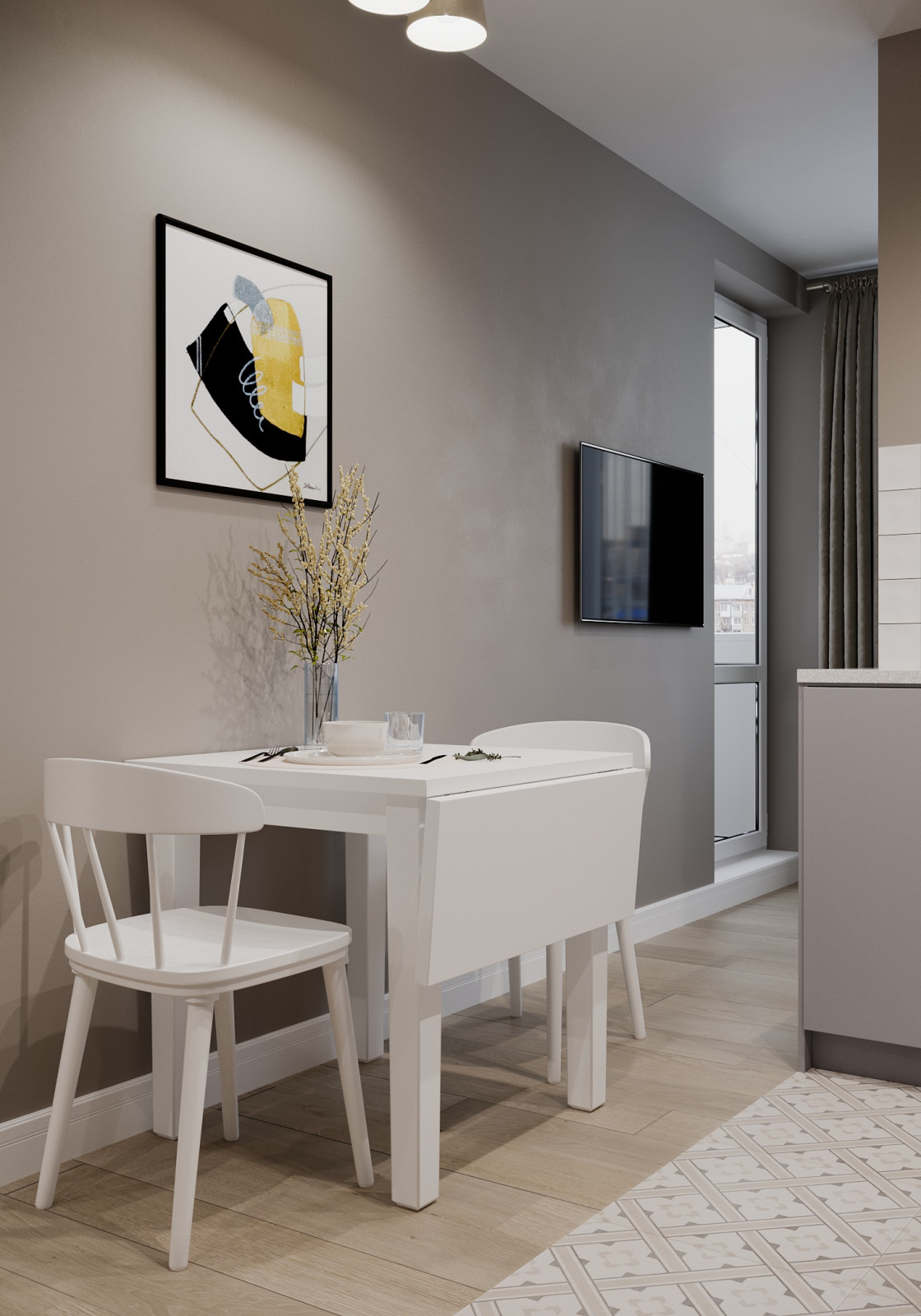 Однокомнатная квартира для молодой девушки