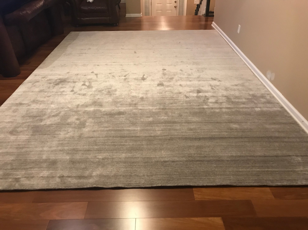 Help! Is this Normal for a Viscose Rug?