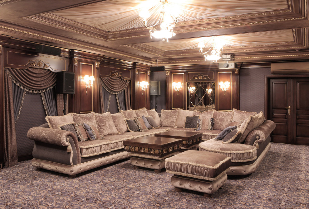 Проект интерьера частного жилого дома, г. Каменск-Шахтинский, 750 кв.м.