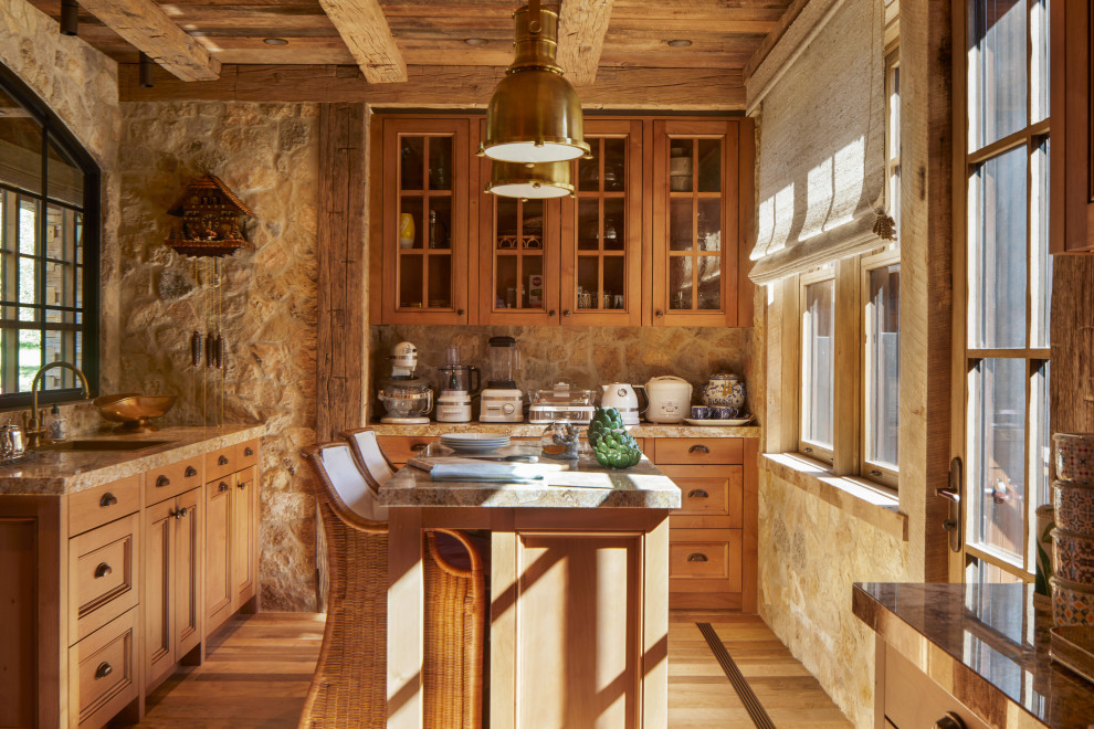 Design ideas for a country kitchen in Denver.