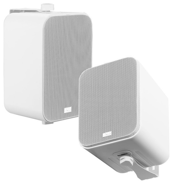 4" 3Way Outdoor/Indoor Patio Speaker Pair, AP450 Contemporary Home