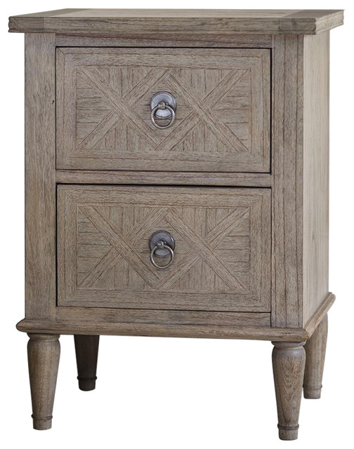 Mustique 2-Drawer Bedside Table