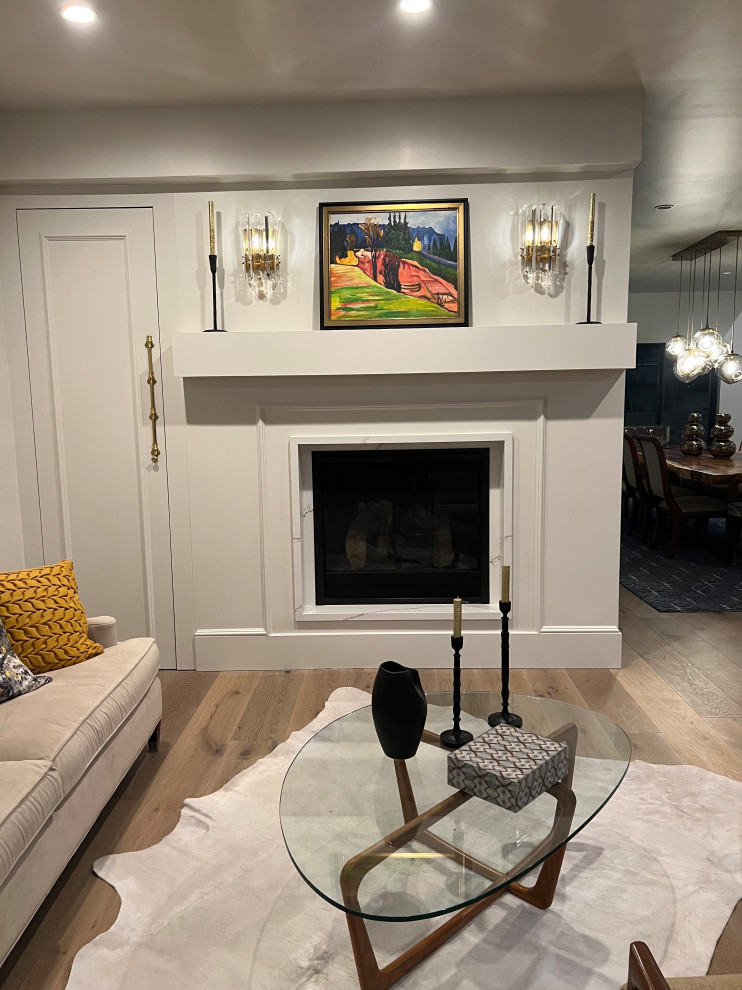 Transitional | Fireplace Sitting Room