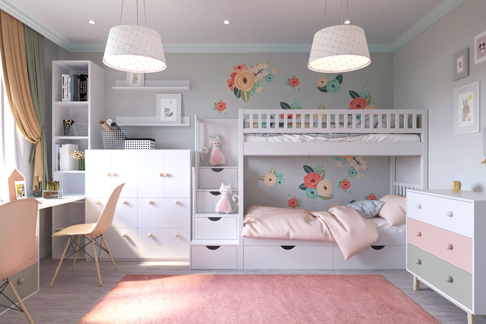 Комната Марии (7 лет) и Людмилы (3 года)